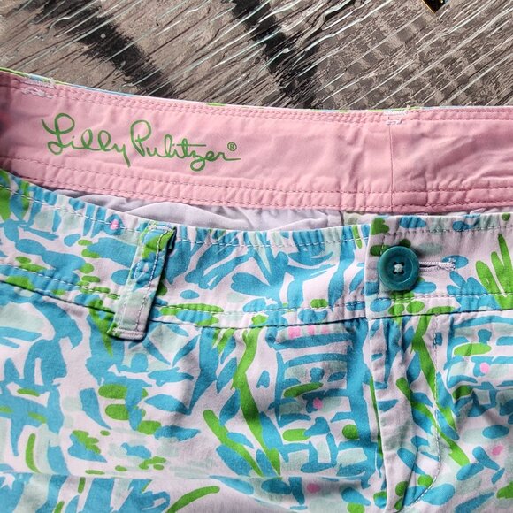 Lilly Pulitzer Womens Callahan Shorts Size 8 - Picture 3 of 5